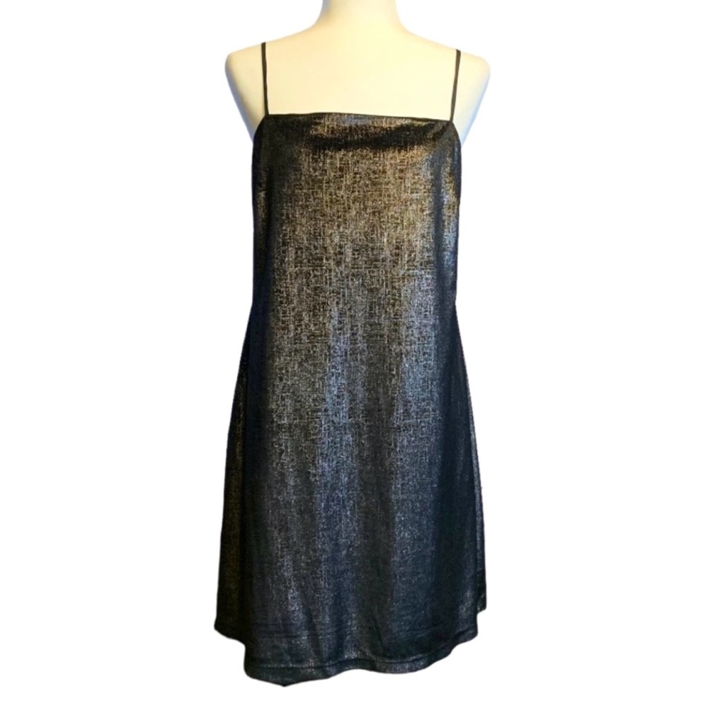 Gianni Bini Black Sparkly Strap Dress